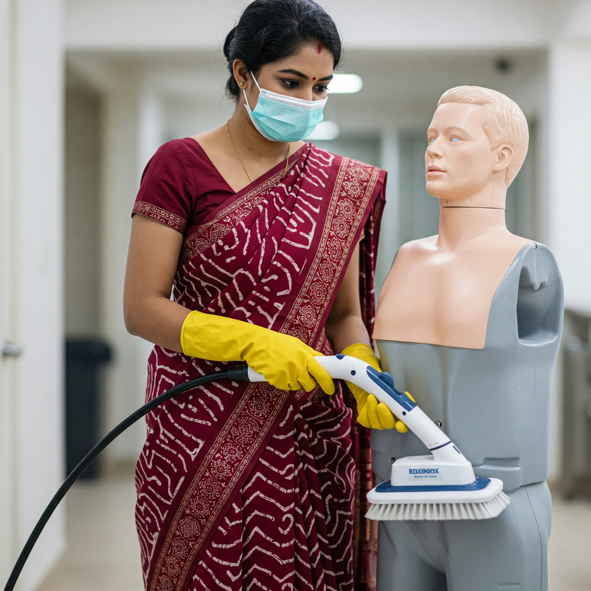 Cleaner Staff - Hospital Uniform